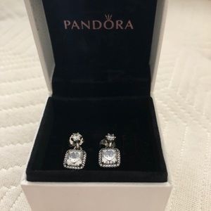 PANDORA Sterling Silver Dangle Earrings